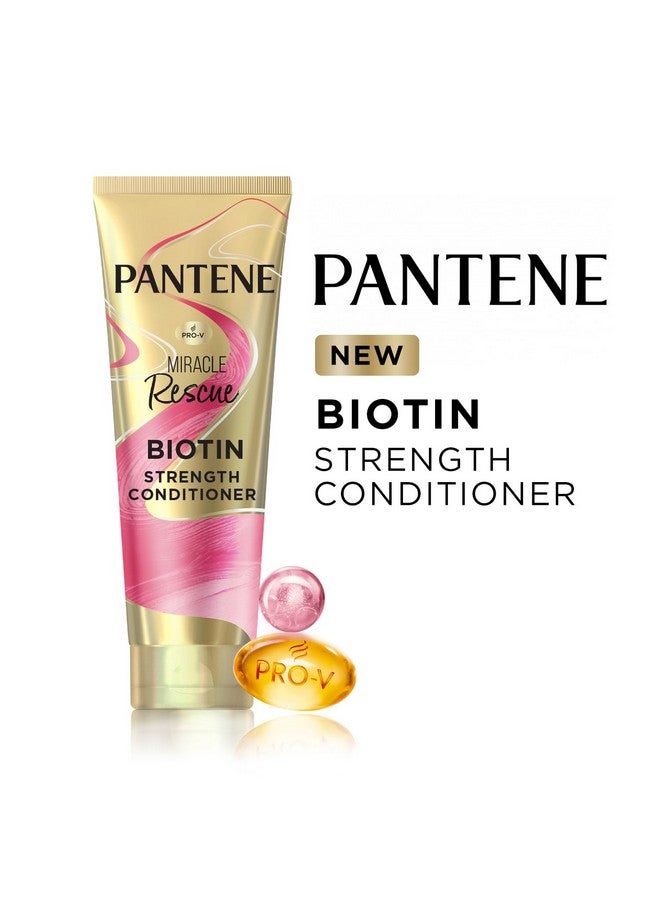 Pantene Miracle Rescue Biotin Strength Conditioner | 10x Stronger Hair | Lightweight, smooth | Suitable for all hair types | 200ml - Image 2