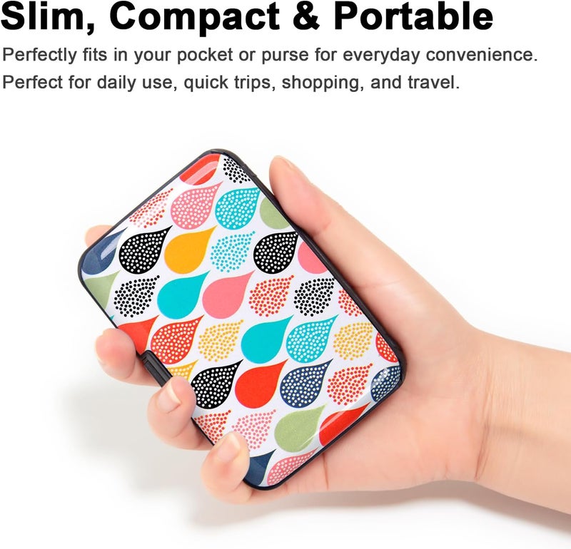 Kaabao Credit Card Holder Small RFID Blocking Wallet Business Metal Slim Mini Aluminum Hard Case for Women Men - Image 2