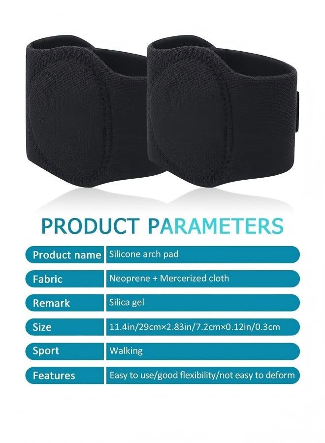 1 Pair Arch Support for Flat Feet, Foot Wraps, Breathable Comfort Flat Feet Insoles, Arch Support to Reduce Feet Pain, Adjustable - Image 5