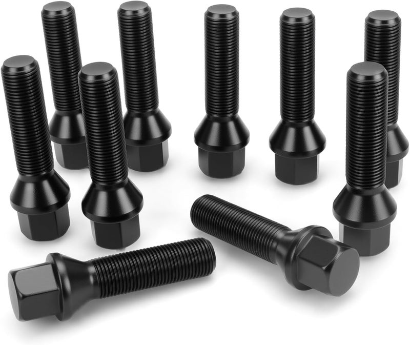 SOOMJ dynofit 14x1.25 Extended Lug Bolts for BMW and Mini - 20pcs 45mm Shank Conical Seat Aftermarket ET Lug Studs - Image 1