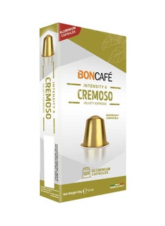 Boncafe Cremoso Velvety Nespresso Compatible Coffee Capsules 50 Grams 