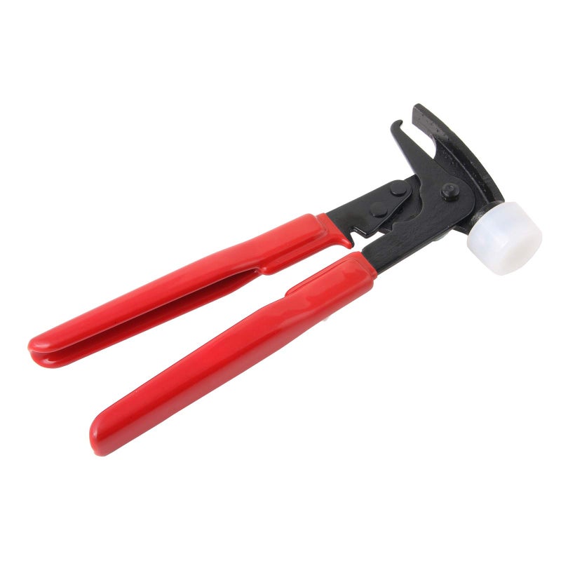 RockTrix - Heavy Duty Wheel Weight Hammer - Balancing Tool Hammer Plier for Clip On Weights - Red - Image 1