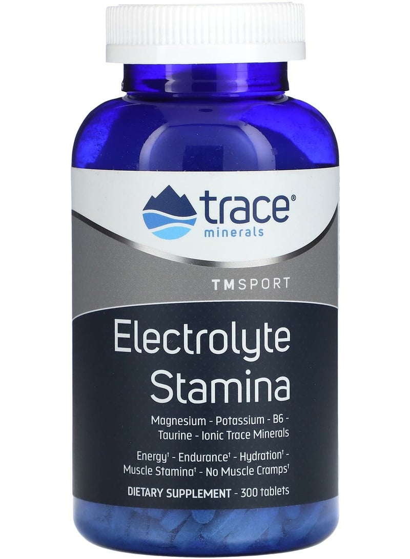 Trace Minerals TM Sport, Electrolyte Stamina, 300 Tablets