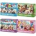 Jeacirio 4Pack 100 Piece Puzzles for Kids Ages 46 Cats Dogs Puzzles for Kids Ages 68 Kid Puzzle Educational Search Find Toy Preschool Large Piece Puzzle for Adults Seniors - Image 2