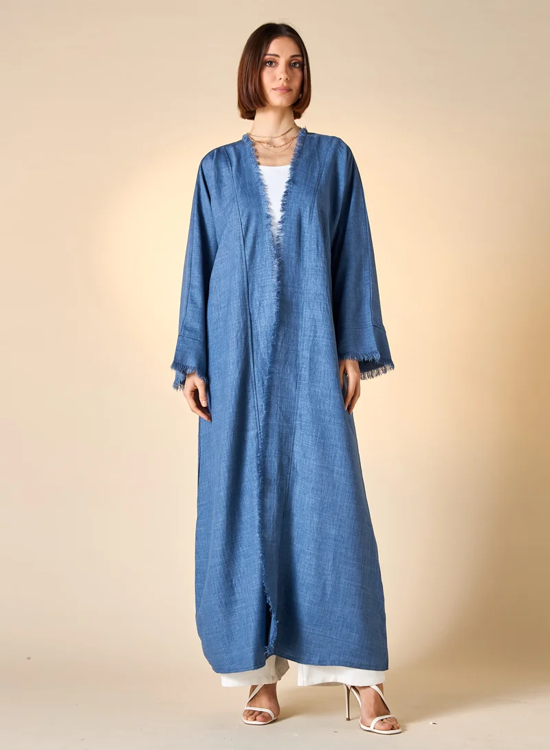 هدية المدينة  HM - Open Front Abaya with Hijab