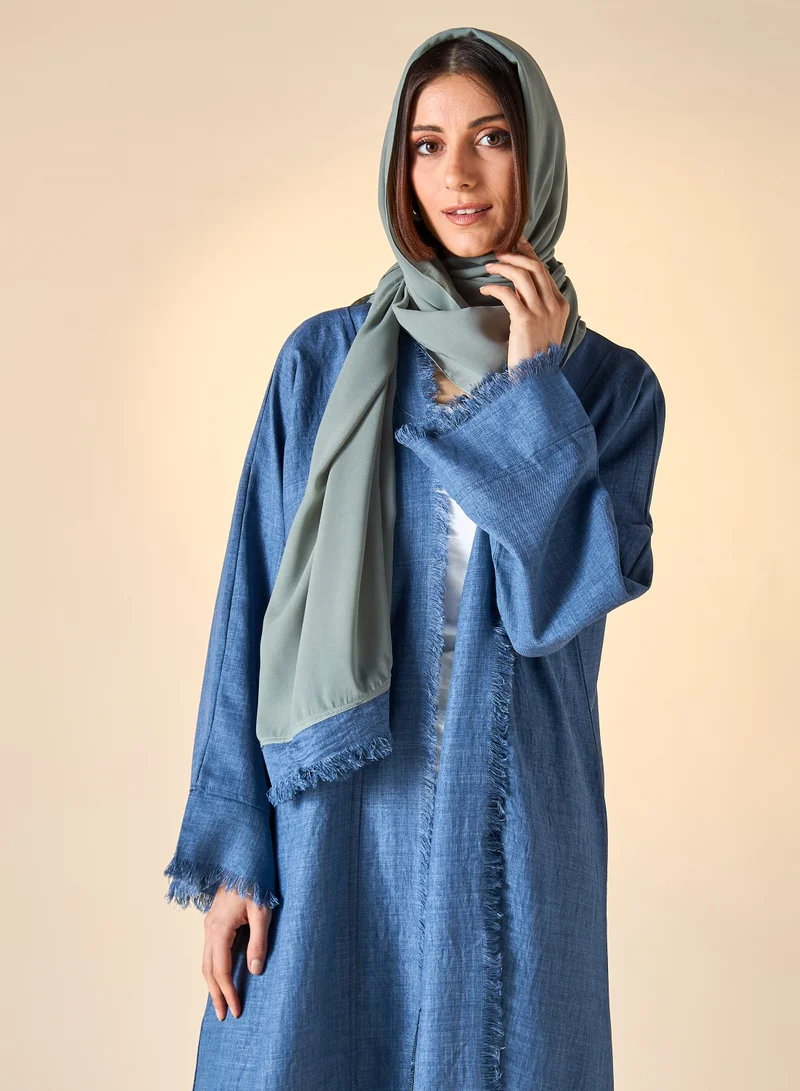 هدية المدينة  HM - Open Front Abaya with Hijab