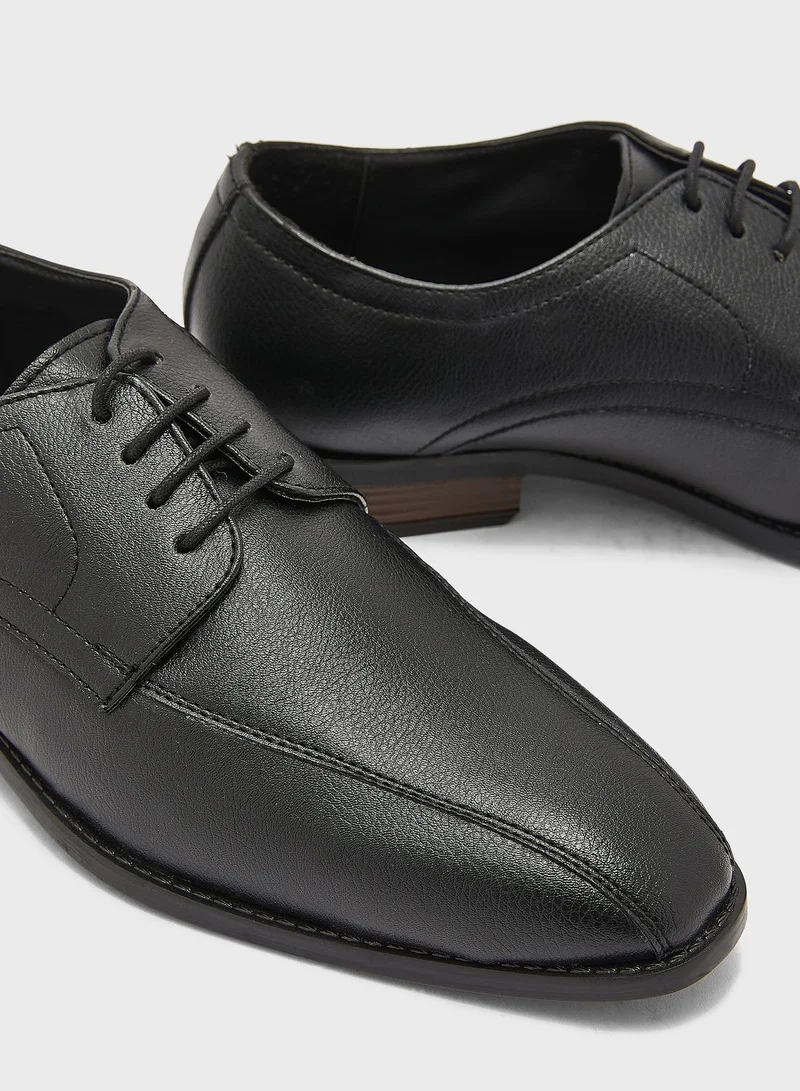 Robert Wood Leatherette Formal Lace Ups