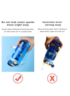 Drinking Bottle, Kids Water Bottle with Flip Straw, Flexible Carry Handle and Easy Push Button, BPA-free, Very Suitable for School And Sports Children's Bottle(Blue) - pzsku/ZA197F642EB22B2642FF6Z/45/_/1679803649/df3c4912-e217-4a07-a48f-9a8138965817