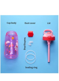 Drinking Bottle, Kids Water Bottle with Flip Straw, Flexible Carry Handle and Easy Push Button, BPA-free, Very Suitable for School And Sports Children's Bottle(Blue) - pzsku/ZA197F642EB22B2642FF6Z/45/_/1679803651/6508a7ea-1ad6-4ce6-a771-ac4e8d95aa2f