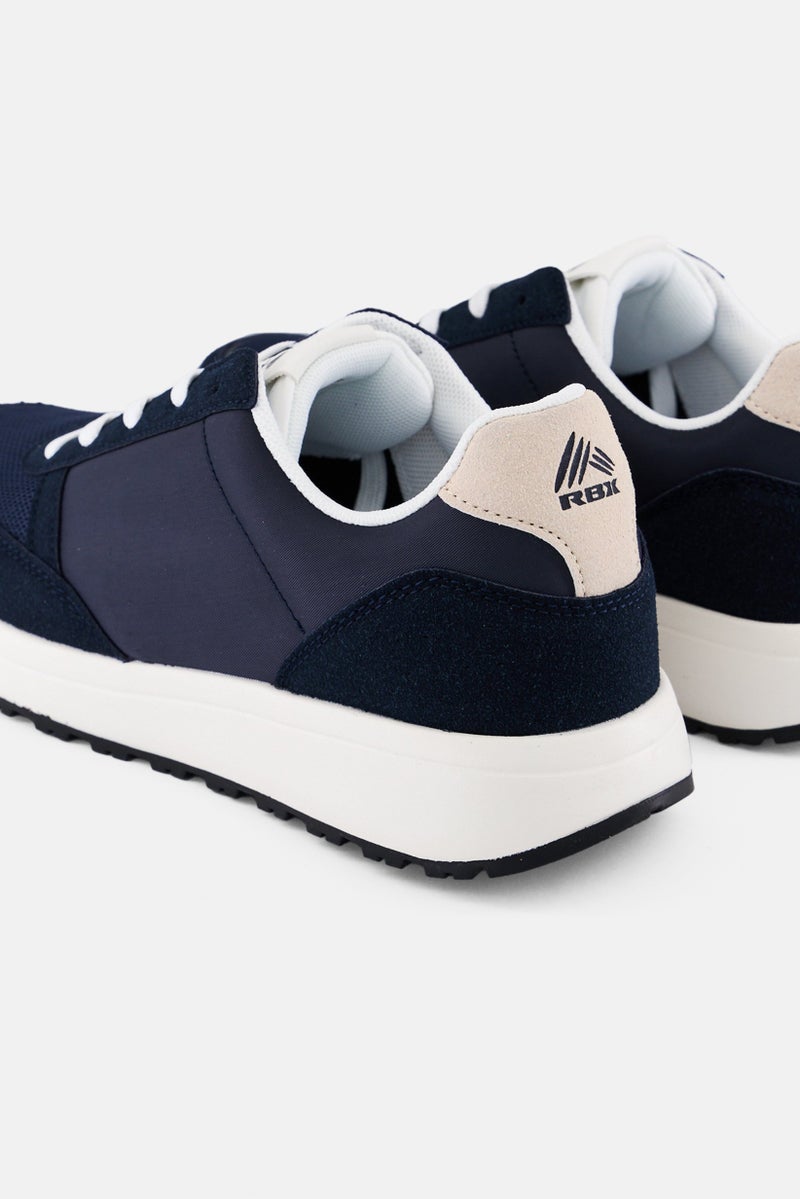 RBX Men Lace Up Running Shoes, Navy - Image 3