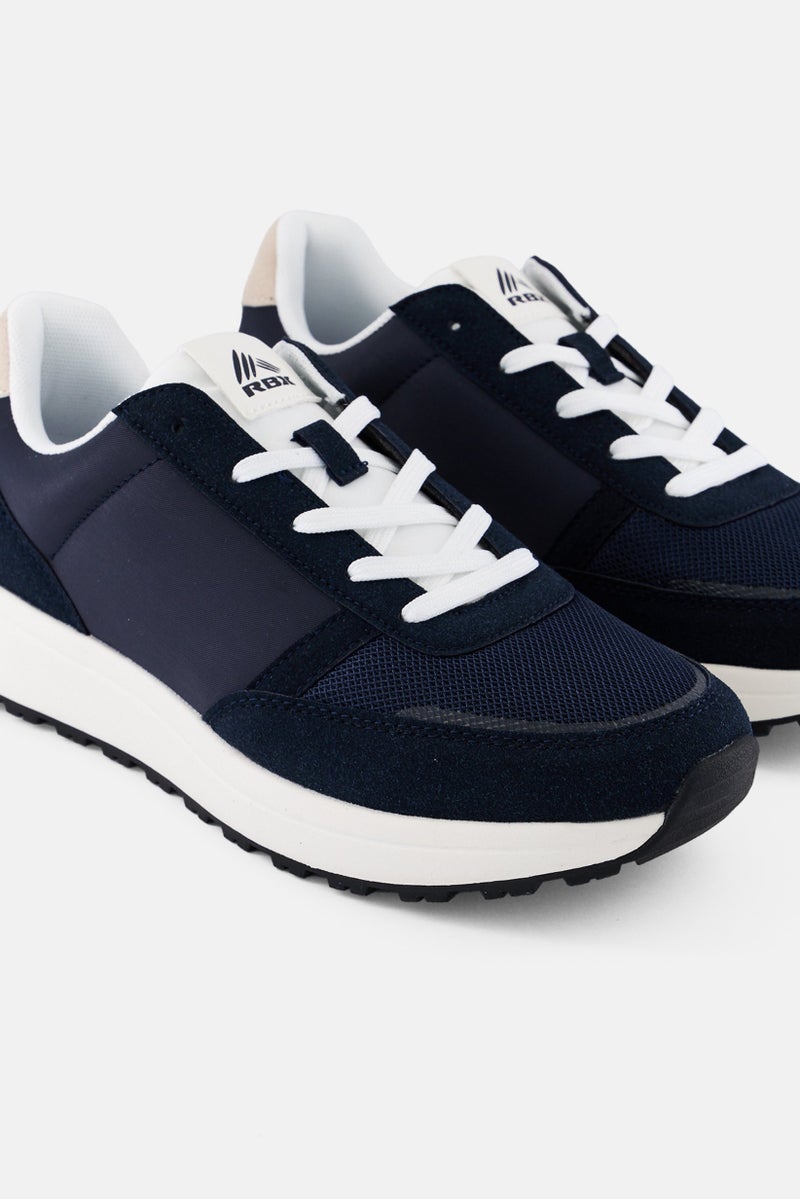 RBX Men Lace Up Running Shoes, Navy - Image 4