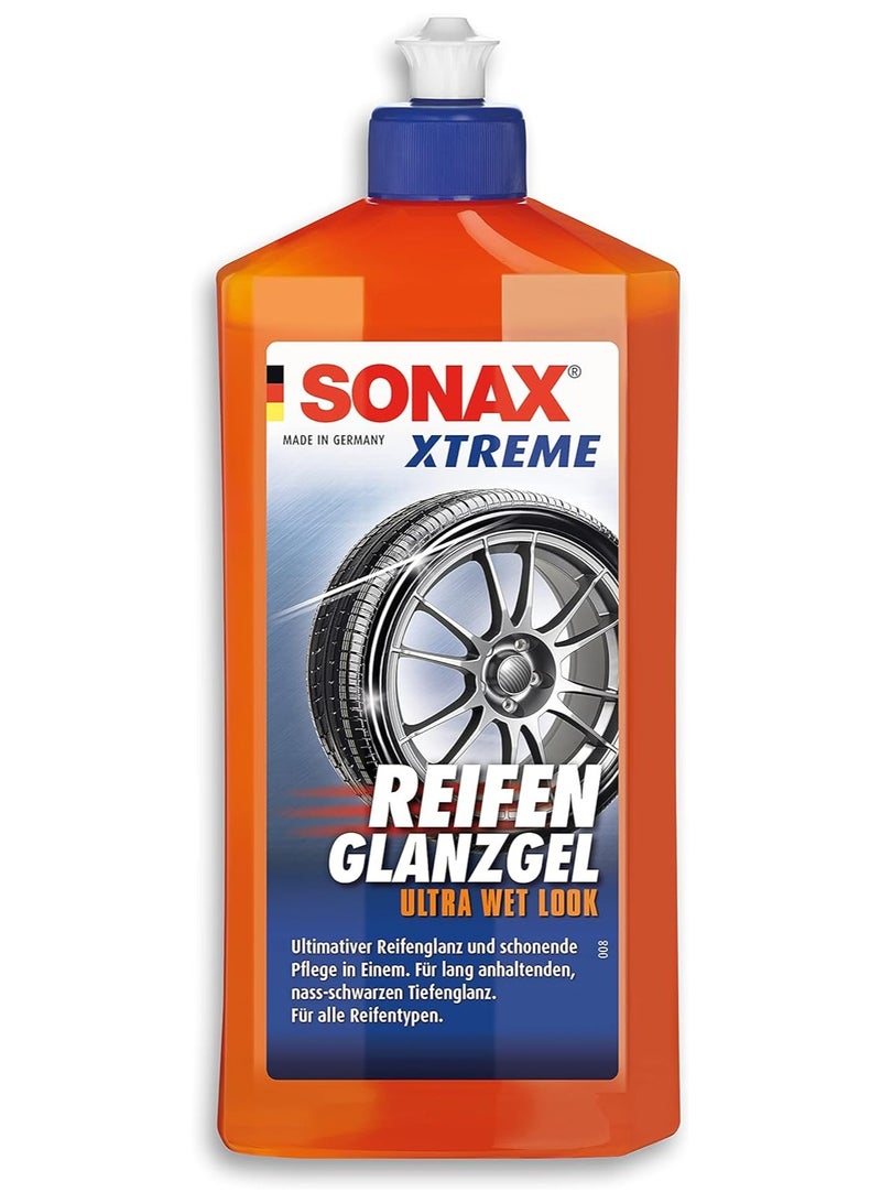 سوناكس جل ملمع الإطارات سوناكس إكستريم (500 مل) يغذي ويحمي المطاط والإطارات من التشقق وبهتان اللون، ملمع إطارات يدوم طويلاً - Image 1