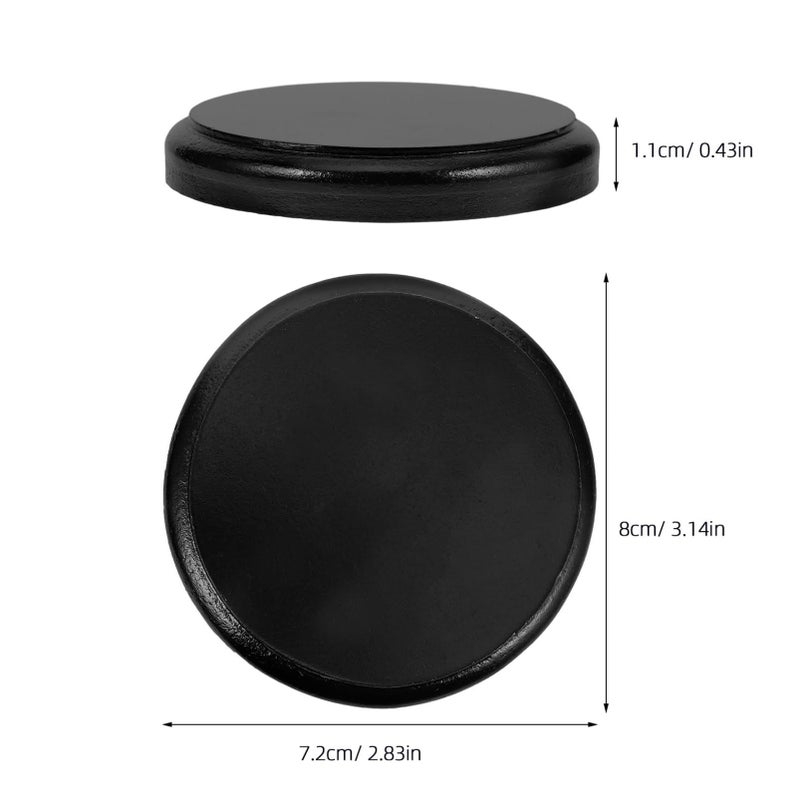 Gleavi 3Pcs Round Base Display Stands Clear For Dolls Action Figures Figurines Durable Holder For Collectors Decor - Image 3