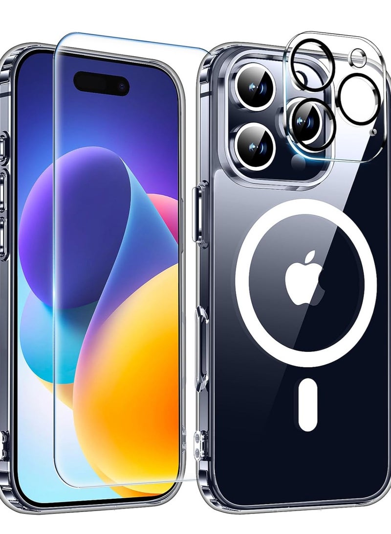 MIGOFAST IPhone 16Pro Max Case with Screen  And with Camera protection Compatible with Magsafe  Military Grade Protection  Anti-Yellowing Magnetic Phone Case - Image 1