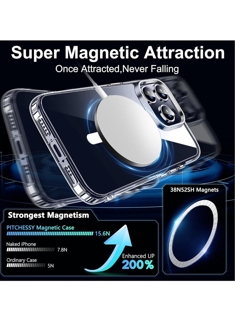 MIGOFAST IPhone 16Pro Max Case with Screen  And with Camera protection Compatible with Magsafe  Military Grade Protection  Anti-Yellowing Magnetic Phone Case - Image 3