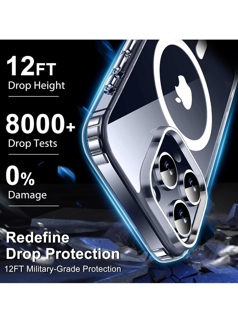 MIGOFAST IPhone 16Pro Max Case with Screen  And with Camera protection Compatible with Magsafe  Military Grade Protection  Anti-Yellowing Magnetic Phone Case - Image 5