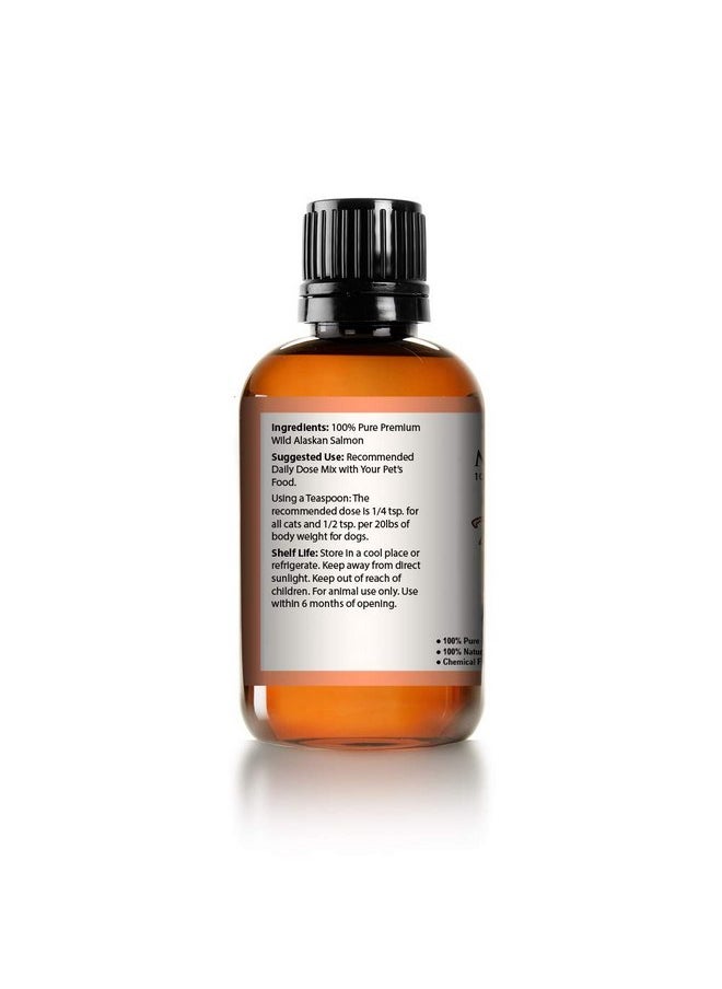 Mayan's Secret Pure Wild Alaskan Salmon Oil for Dogs & Cats - Supports Joint Function, Immune & Heart Health - Omega 3 Liquid Food Supplement for Pets - All Natural EPA + DHA Fatty Acids for Skin & Coat  - Image 2
