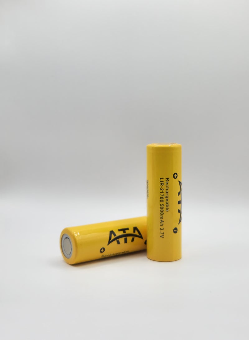 ATA 21700 RECHARGEABLE BATTERY 5000MAH 3.7V - Image 2