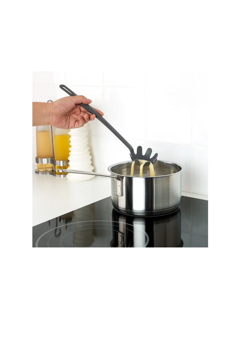 خادم المعكرونة ، رمادي 31 سم - Image 2