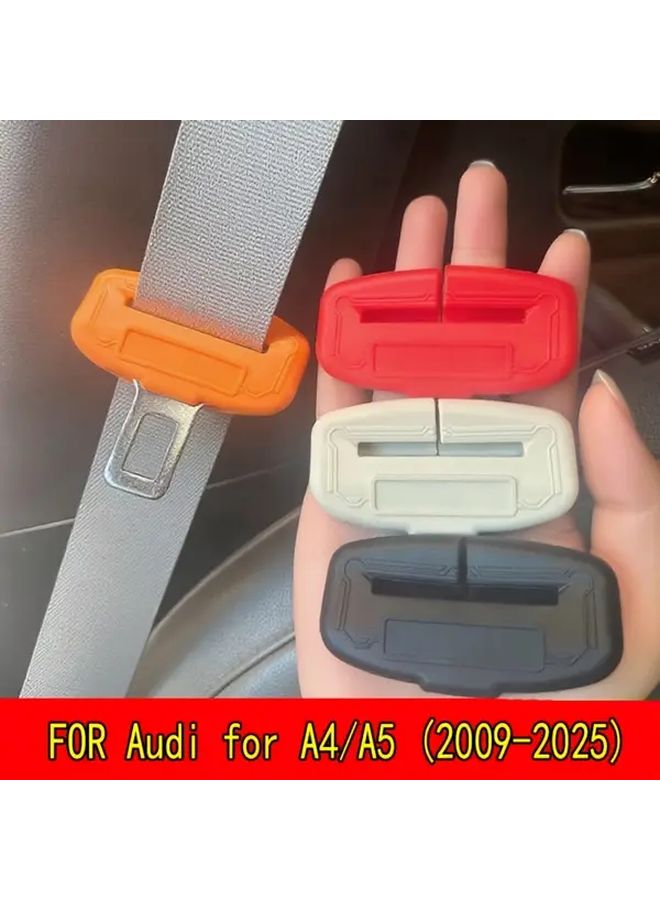 غطاء حزام أمان رمادي لأودي A4 A5 2009-2025 واقي حزام الأمان إكسسوار راحة - Image 1