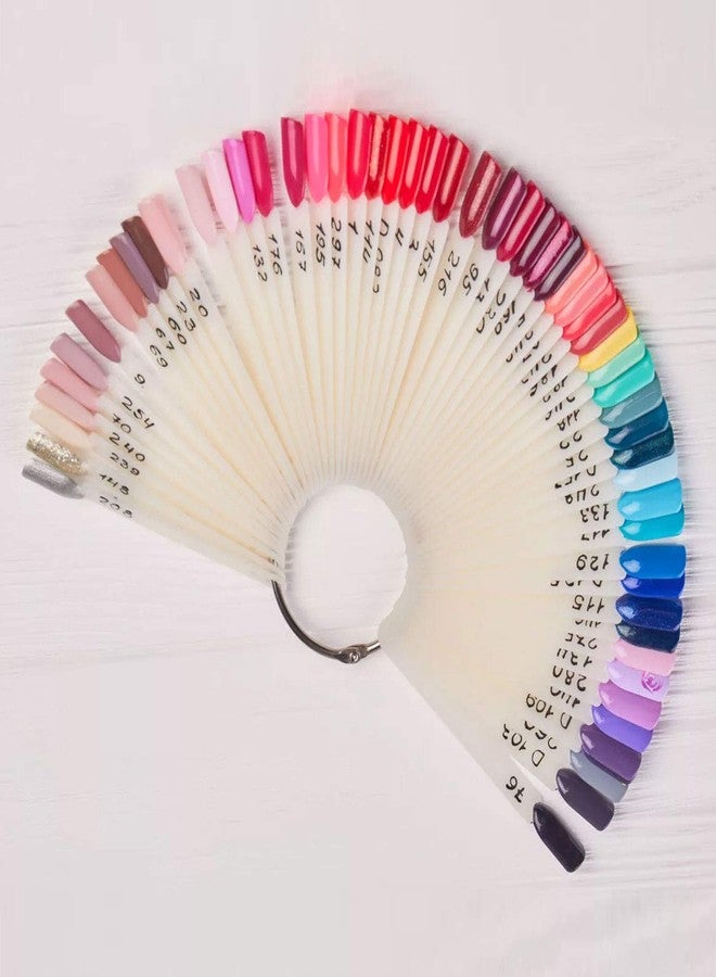 KINJOEK 3 Set Total 150 Tips Natural Nail Swatches Sticks, Nail Art Supplies Practice Display Sample Board for Polish Color Display and Home DIY, Natural - Image 5