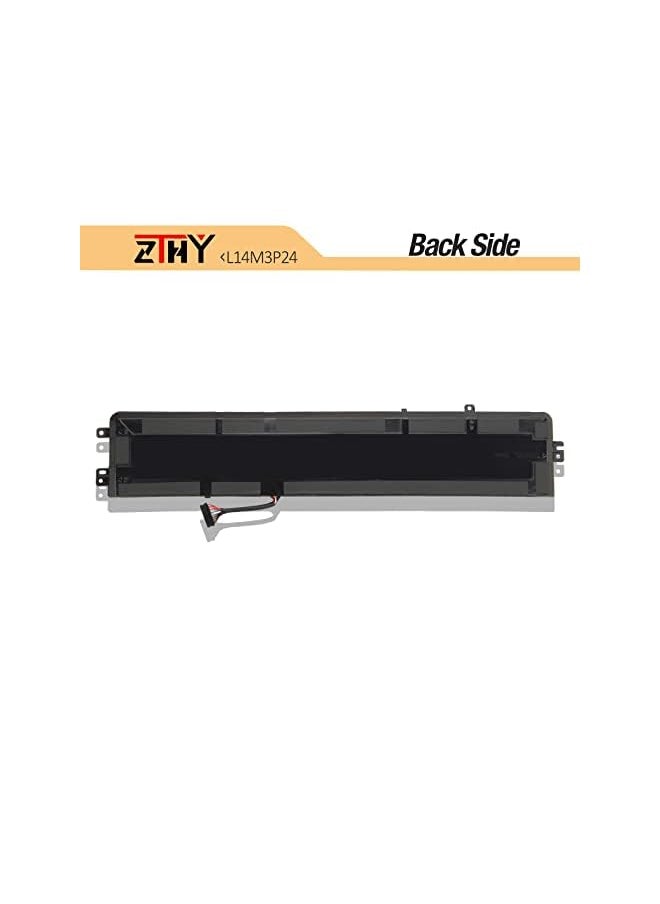 ZTHY - L14M3P24 Laptop Battery Replacement For L Enovo Ideapad Y700-14Isk 700-15Isk 700-17Isk Legion Y520-15Ikba Y520-15Ikbm Y520-15Ikbn Series L14S3P24 L16S3P24 L16M3P24 - Image 1