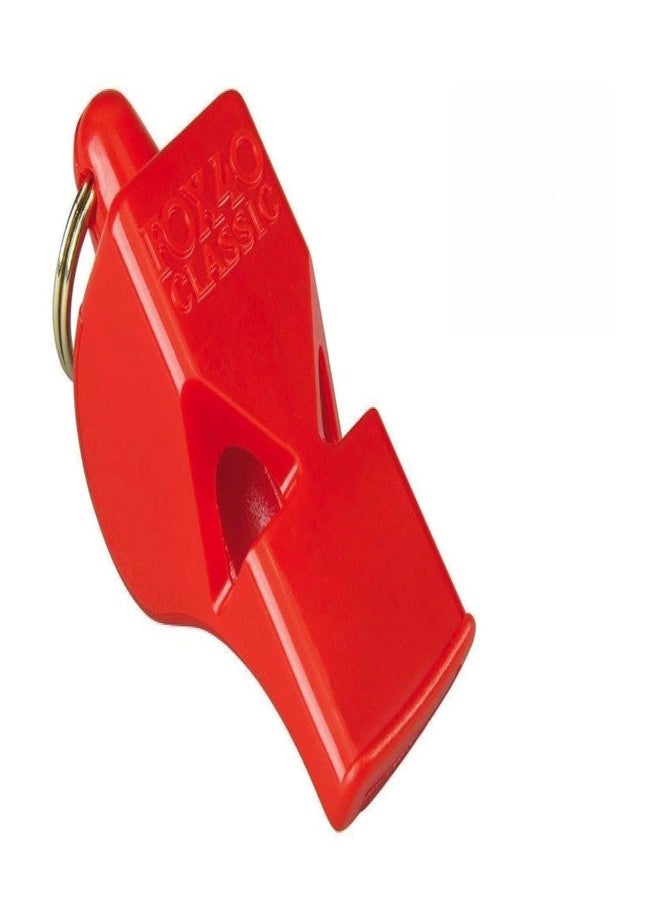 فوكس 40 صافرة فوكس 40 الكلاسيكية للحكام، كلاب الإنقاذ، حارس الإنقاذ، أحمر (عبوة من قطعتين) - Image 1