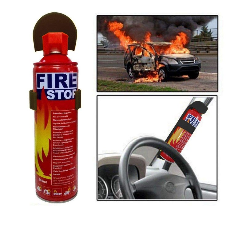 Oshotto 500ml Fire Stop Spray Safety for Car, Home, Kitchen, Restaurant, Store Room, Office, Club House, Taxi, Auto, Shop for All Cars - Image 5