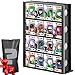 WINKINE Acrylic Bitty Protector Display Case Compatible with Funko Bitty Pop 4 Tier Clear Bitty Display Shelf Figure Stand Hard Holder Figurines Display Stand Mini Collection Display Black - Image 3