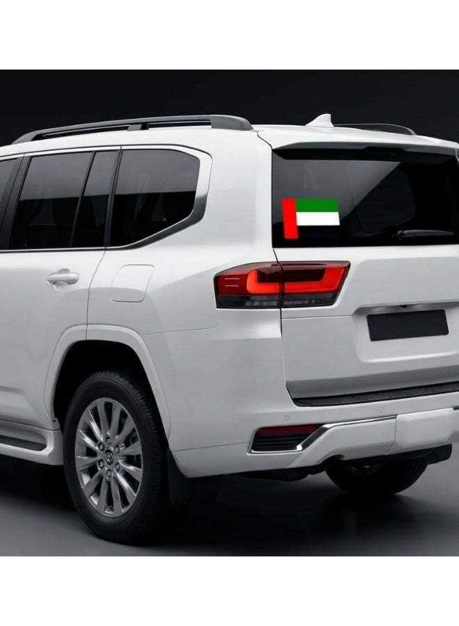 United Arab Emirates (UAE) Flag Vinyl Sticker – Bubble-Free, Premium American Quality – Waterproof Decal for Car, Truck, Motorcycle & Home Windows – Size 11 x 7 cm - Image 2