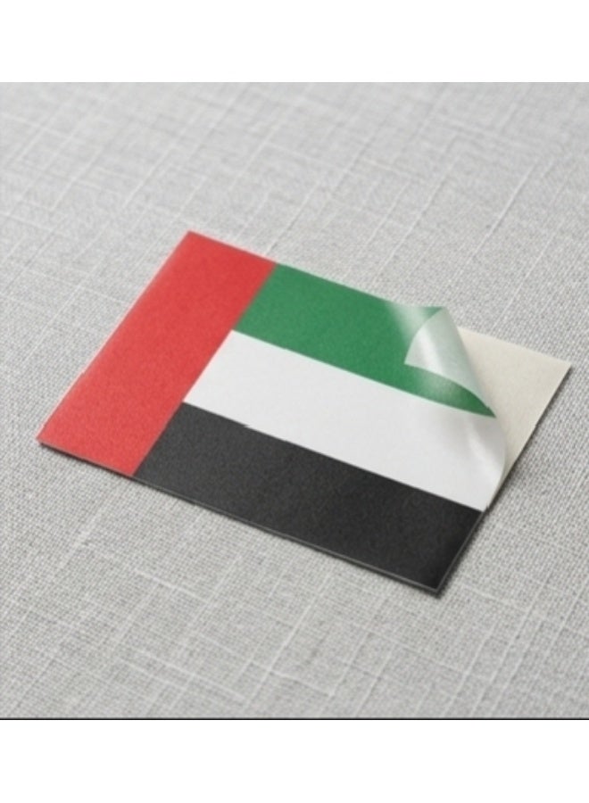 United Arab Emirates (UAE) Flag Vinyl Sticker – Bubble-Free, Premium American Quality – Waterproof Decal for Car, Truck, Motorcycle & Home Windows – Size 11 x 7 cm - Image 1