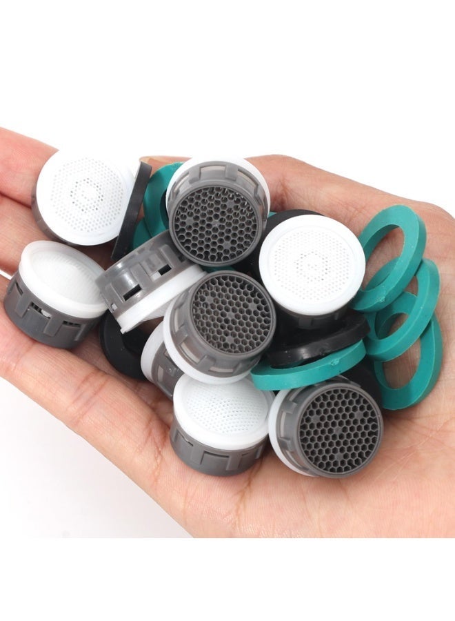 Water Saving Aerator With Gasket Replaceable Kitchen Bathroom Faucet Bubbler Filter Mouth Bath Taps Connector Bathroom Parts - Image 1