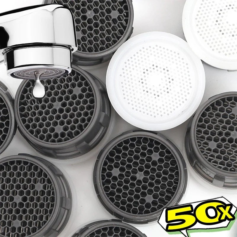 Water Saving Aerator With Gasket Replaceable Kitchen Bathroom Faucet Bubbler Filter Mouth Bath Taps Connector Bathroom Parts - Image 3