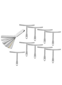 9Pcs Guitar String Radius Gauge T-Shaped Ruler Measuring Musical Instrument Accessories