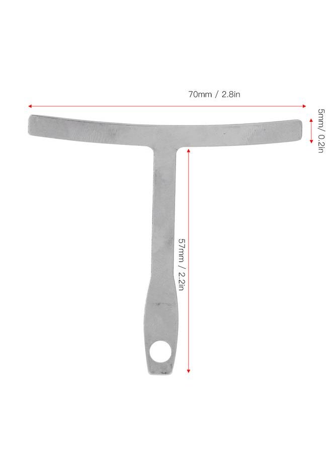 Thoraya - 9Pcs Guitar String Radius Gauge T-Shaped Ruler Measuring Musical Instrument Accessories - Image 1