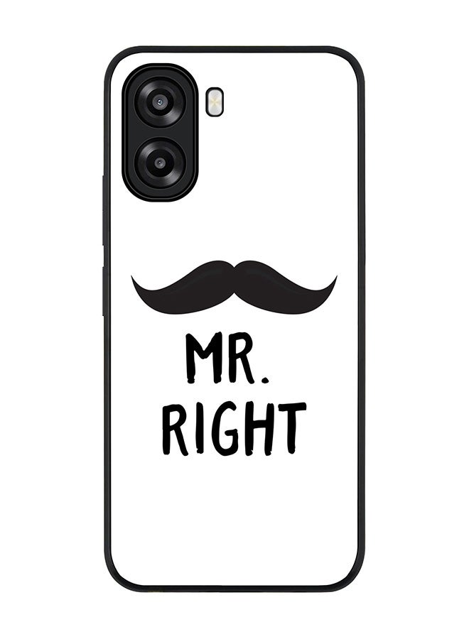 Stylizedd For Oppo A6x 5G / A6x 4G Case,Slim fit Camera Protection, Shockproof Thin Phone cover  - Mr. Right - Image 1