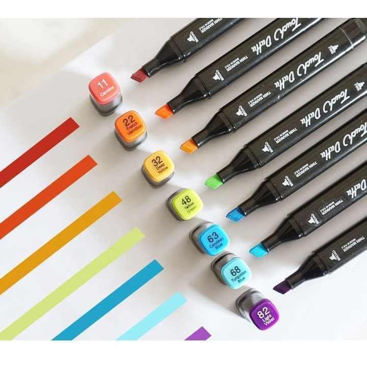 ART WALKER Acrylic Paint Marker Pen, Metallic Colors Medium Point Tip Art Markers, Marker Pen Set for Rocks, Ceramic, Glass, Wood, Fabric, Canvas, Mugs (Pack Of 1) (48 pcs) - Image 3