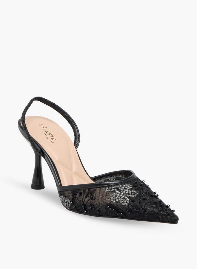 Celeste Women Stiletto Heel Mules - Image 2