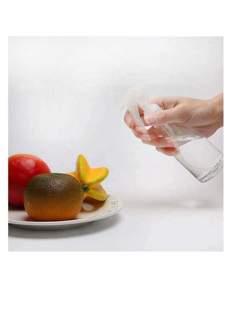 Y&D Spray Bottle,Empty Bottle Clear PET Plastic 200ml Bottles Safe Non-Mist Trigger Sprayer Leak-proof Great for Cleaning Products Garden using Beauty Treatments  - Image 5