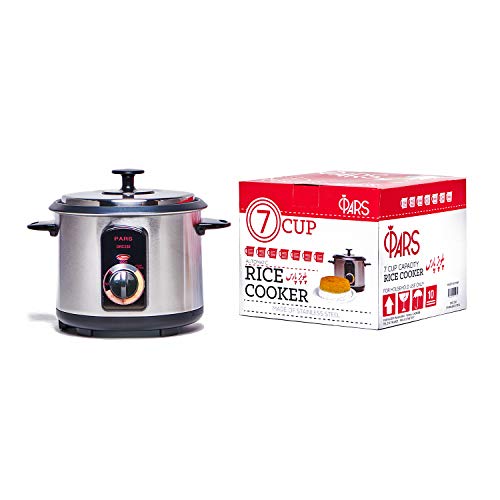 Pars Automatic Persian Rice Cooker - Tahdig Rice Maker Perfect Rice Crust, 7 Cup - Image 1