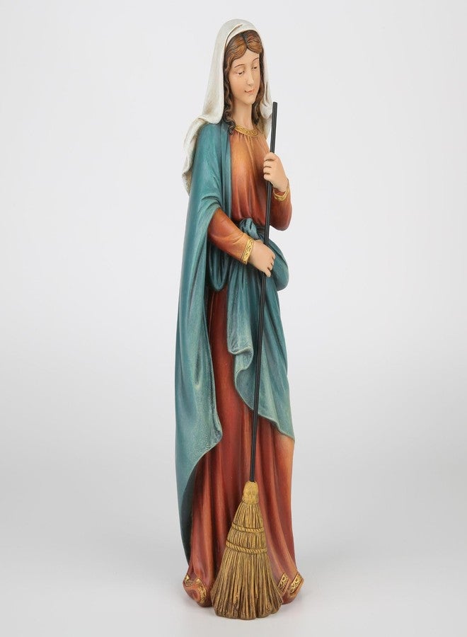 BC BUILDCLASSIC BC Catholic Kitchen Madonna Statue, 13.4" H Blessed Virgin Mary Figure, Devoution Catholic Home Décor, Religious Gift for Mom, Handpainted by Buildclassic - Image 5