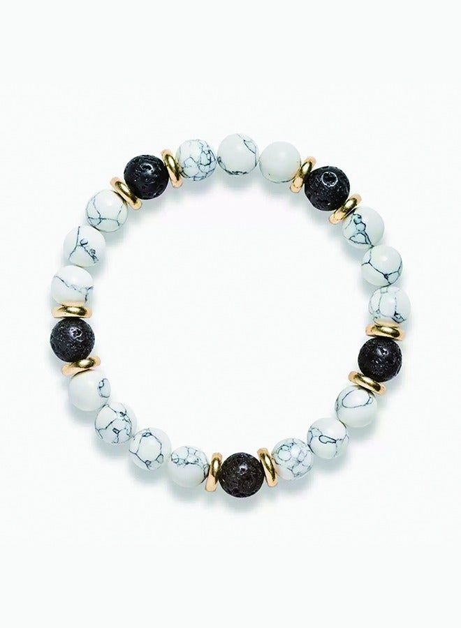 چينيرال براند الرجال والنساء سوار الحجر الطبيعي حظا سعيدا لتحقيق الحلم