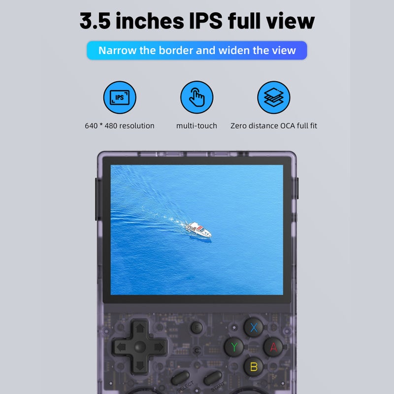 Retro Handheld Game Console RG353V 3.5 Inch IPS Screen Game Player Supports 5G WiFi 4.2 BT Portable Video Player with Online Fighting Streaming - Image 3