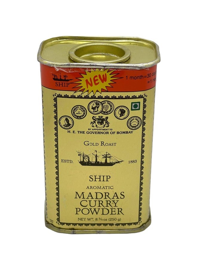 SHIP Madras Curry Powder Gold Roast 250g | Roasted Spice Aroma | Kitchen King Masala | 15+ Authentic Indian Spices | Multi-Purpose Curry Masala for Veg & Non-Veg Dishes | Export Quality - Image 1