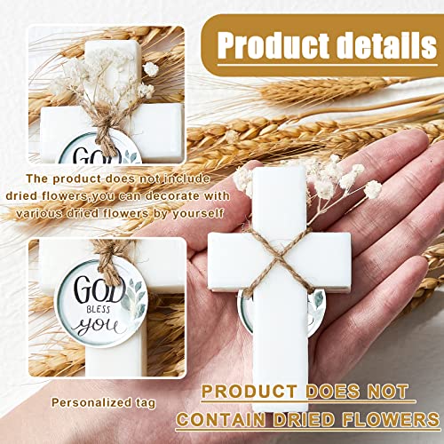 Otuuz 24 Pcs Baptism Favors for Guests Cross Soap, Baby Shower Soap Favors Scented Soaps First Communion Gifts for Guests Party Wedding Birthday Gift Bridal - Image 3