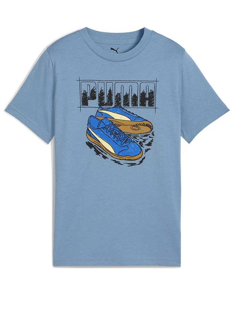 بوما Graphic Sneaker Tee Youth