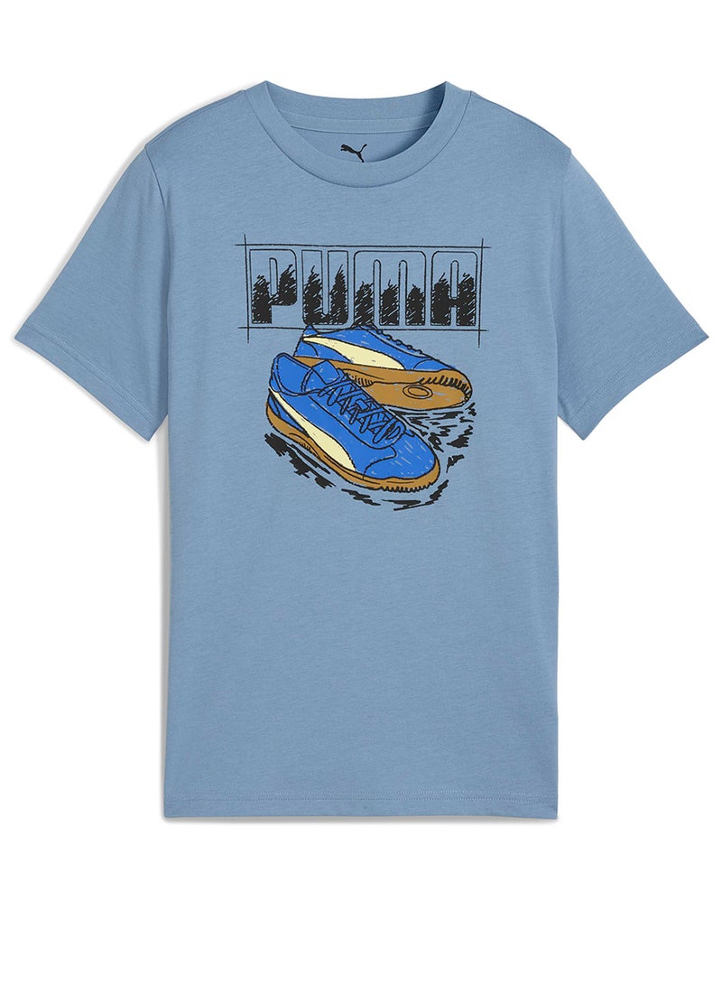 PUMA Graphic Sneaker Tee Youth - Image 1