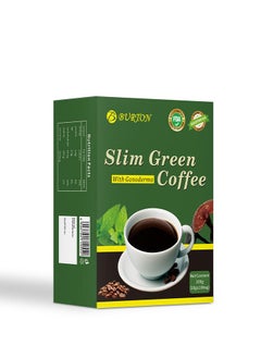 Slimming Light Green Coffee, Natural herbs Slimming lose, Ganoderma lucidum coffee, Weight Green Coffee with Ganoderma, box of 10 sticks