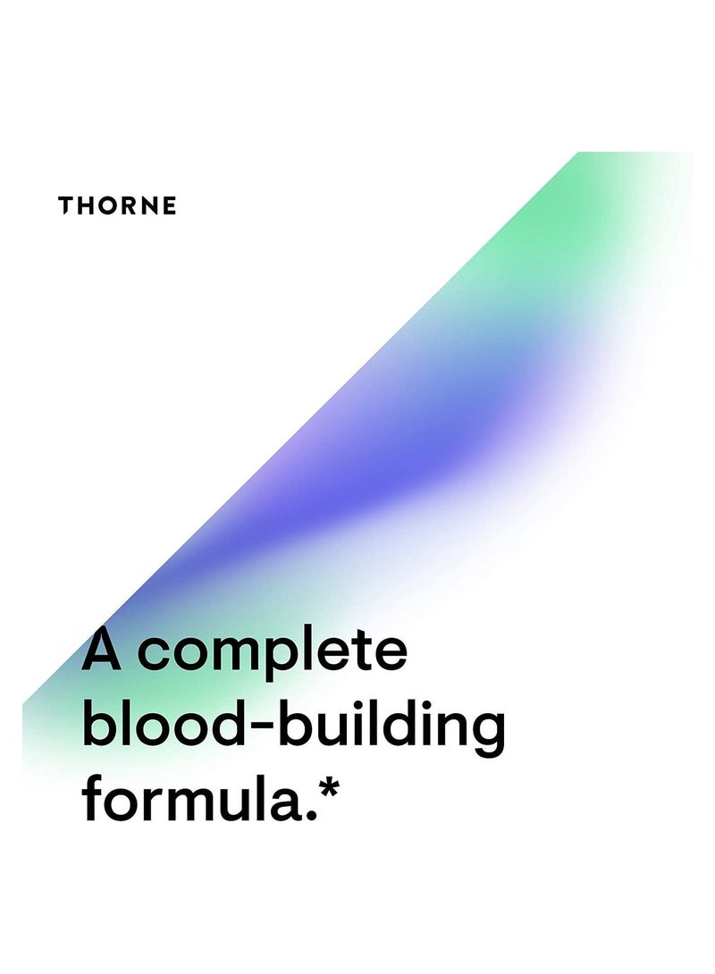 Thorne Ferrasorb - Bioavailable Iron with Essential Nutrients - 60 Capsules Dietary Supplement 60 Capsules - Image 5