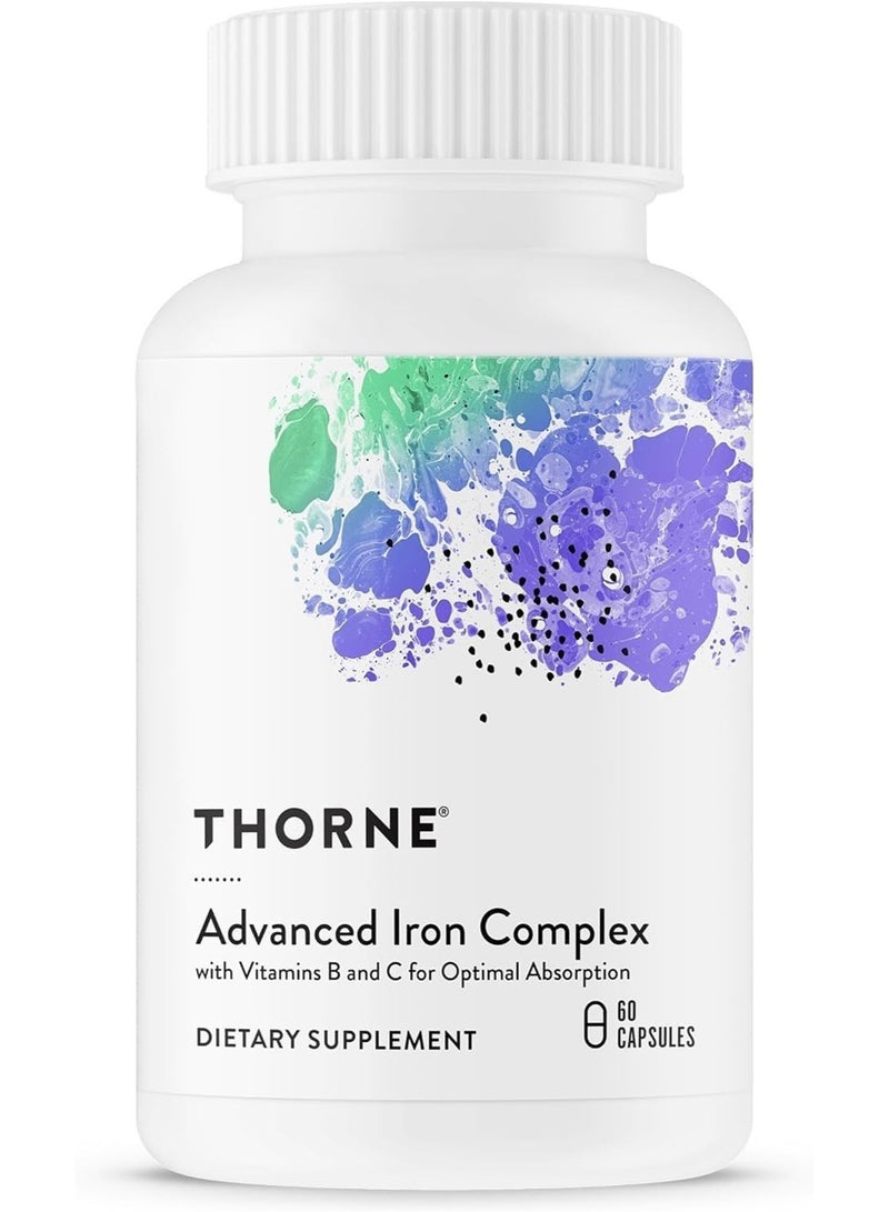 Thorne Ferrasorb - Bioavailable Iron with Essential Nutrients - 60 Capsules Dietary Supplement - Image 1